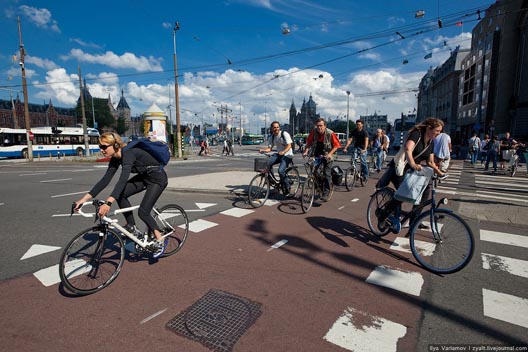 Амстердам - градот на велосипедите